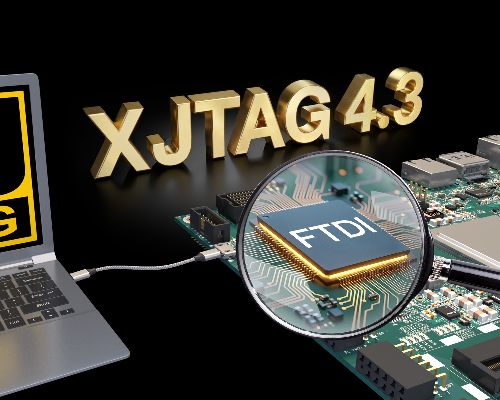 XJTAG 4.3 supports FTDI controllers