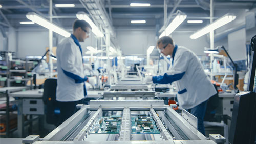 electronics manufacturing production line