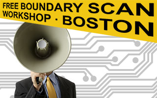 Free, practical, hands-on boundary scan training workshop in Boston, USA