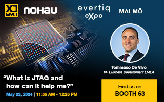 XJTAG and Nohau Solutions at Evertiq Malmo 2024