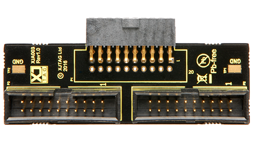 XJTAG hardware accessory - Splitter, Signal Integrity Board, Elbow adaptor