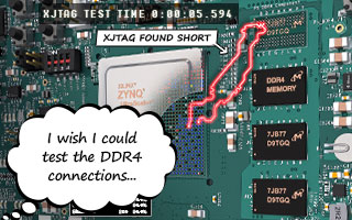 Testing FPGA and DDR4 for soldering faults video