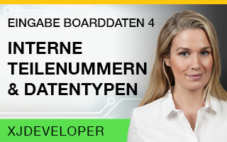 Eingabe Boarddaten - XJDeveloper Tutorial