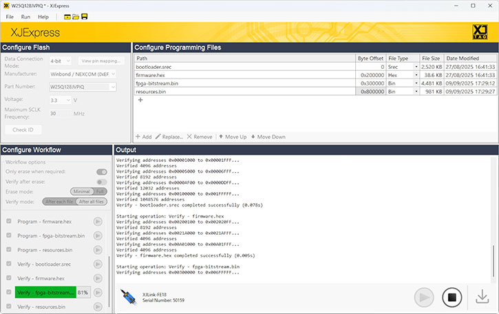 XJExpress supports adding multiple source files