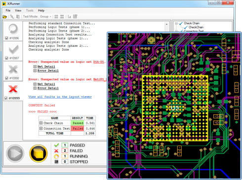 XJRunner (Basic User) and Layout Viewer screenshot