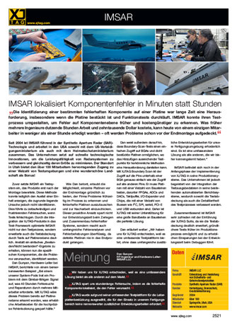 IMSAR - XJTAG case study