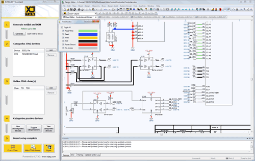 XJTAG DFT Assistant for Zuken CR-8000 - JTAG Access Viewer