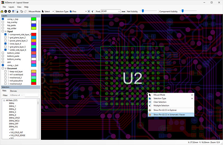 Integration with Schematic Viewer
